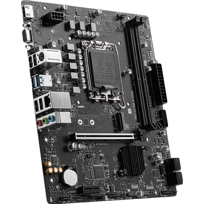 Материнская плата MSI PRO H610M-E DDR4, LGA 1700, Intel H610, mATX, Ret - фото 3