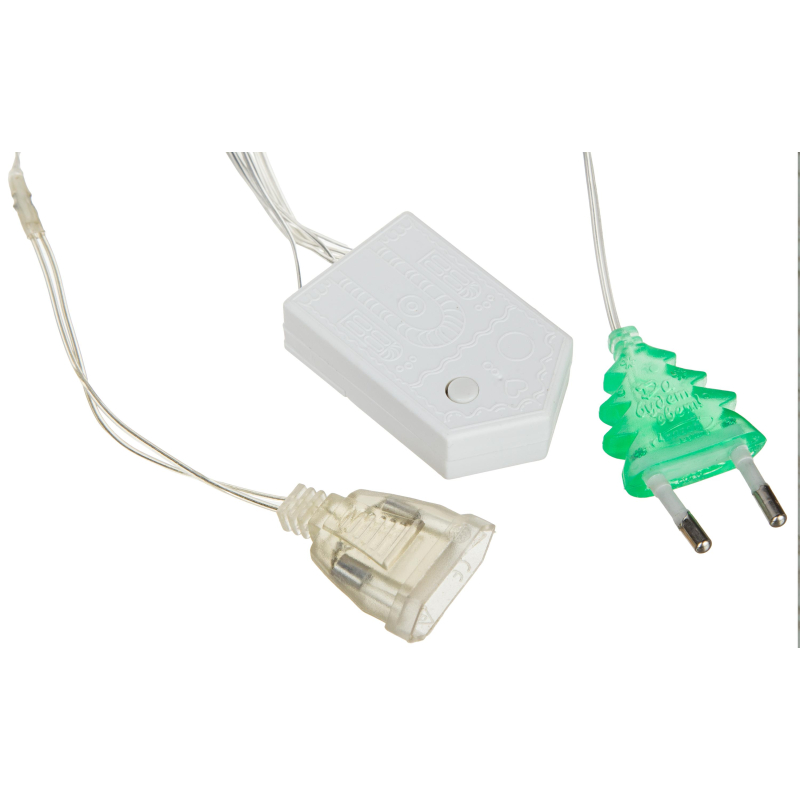 Гирлянда светодиодная Бахр 1.8x0.5м Звезды,IP20,48LED,мульт (RG/RB),3556863 - фото 3