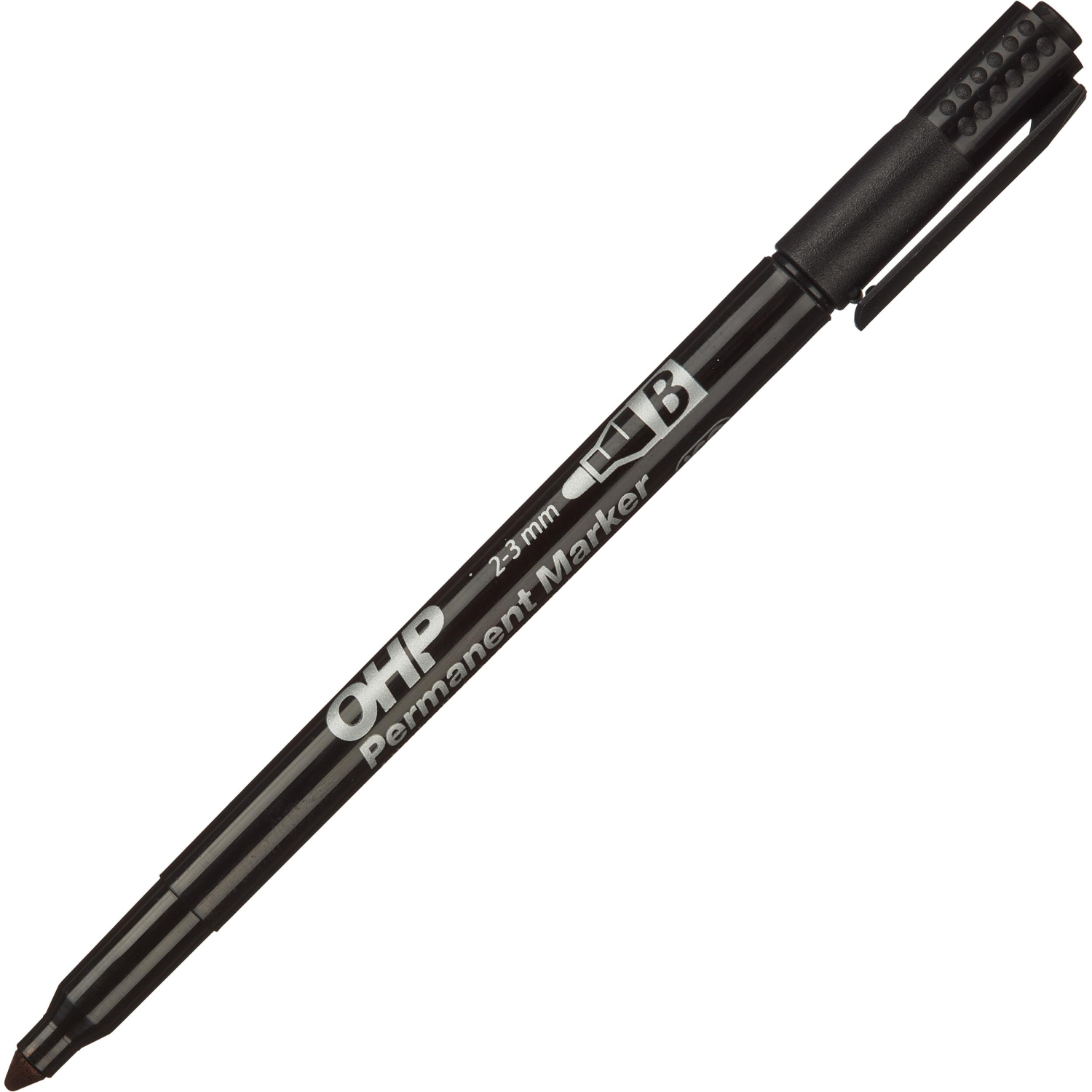 Маркер перманентный ICO TOP B черный 3мм - фото 2