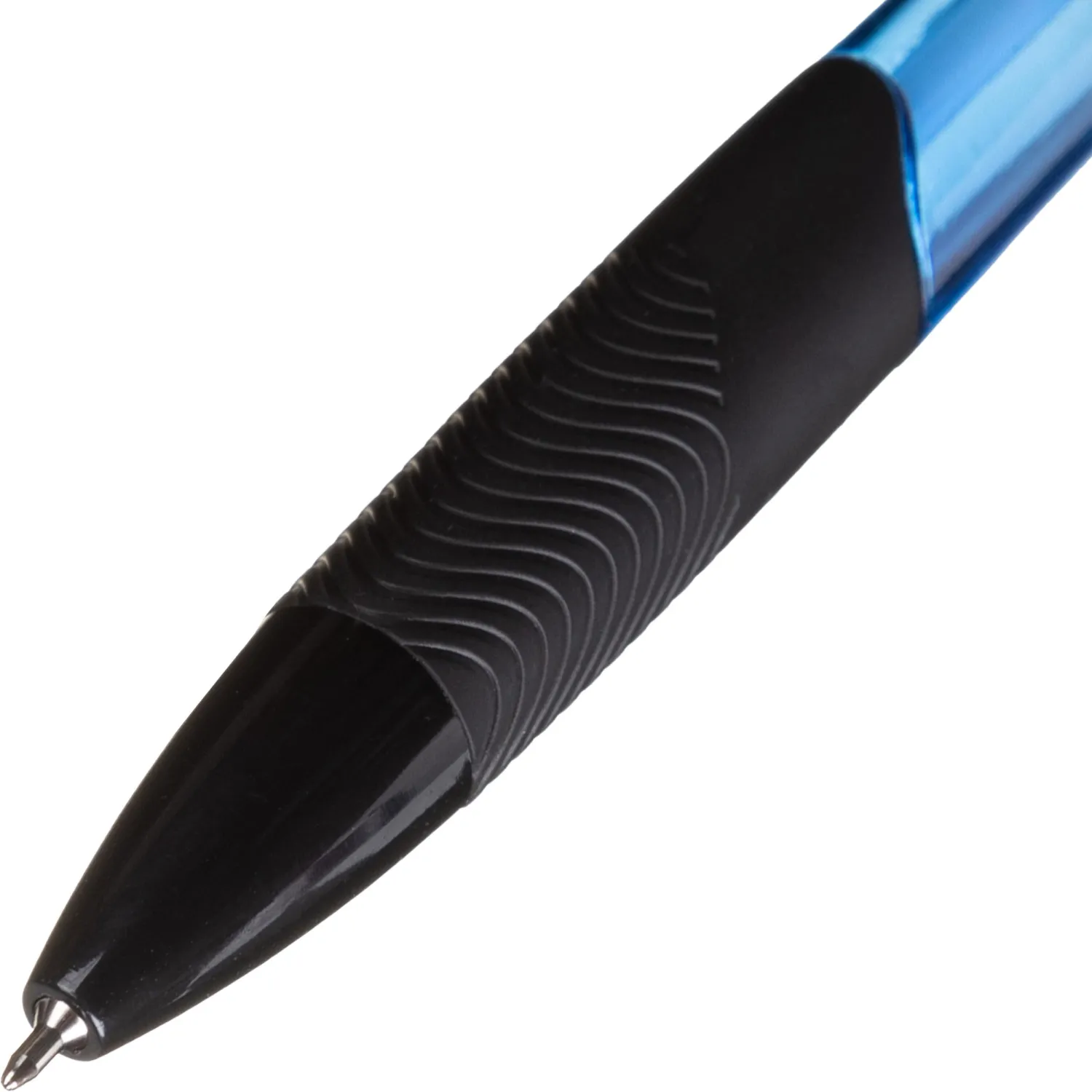 Ручка шариковая автомат. Attache X-Race лин 0,35мм масл, с манж,синяя - фото 2