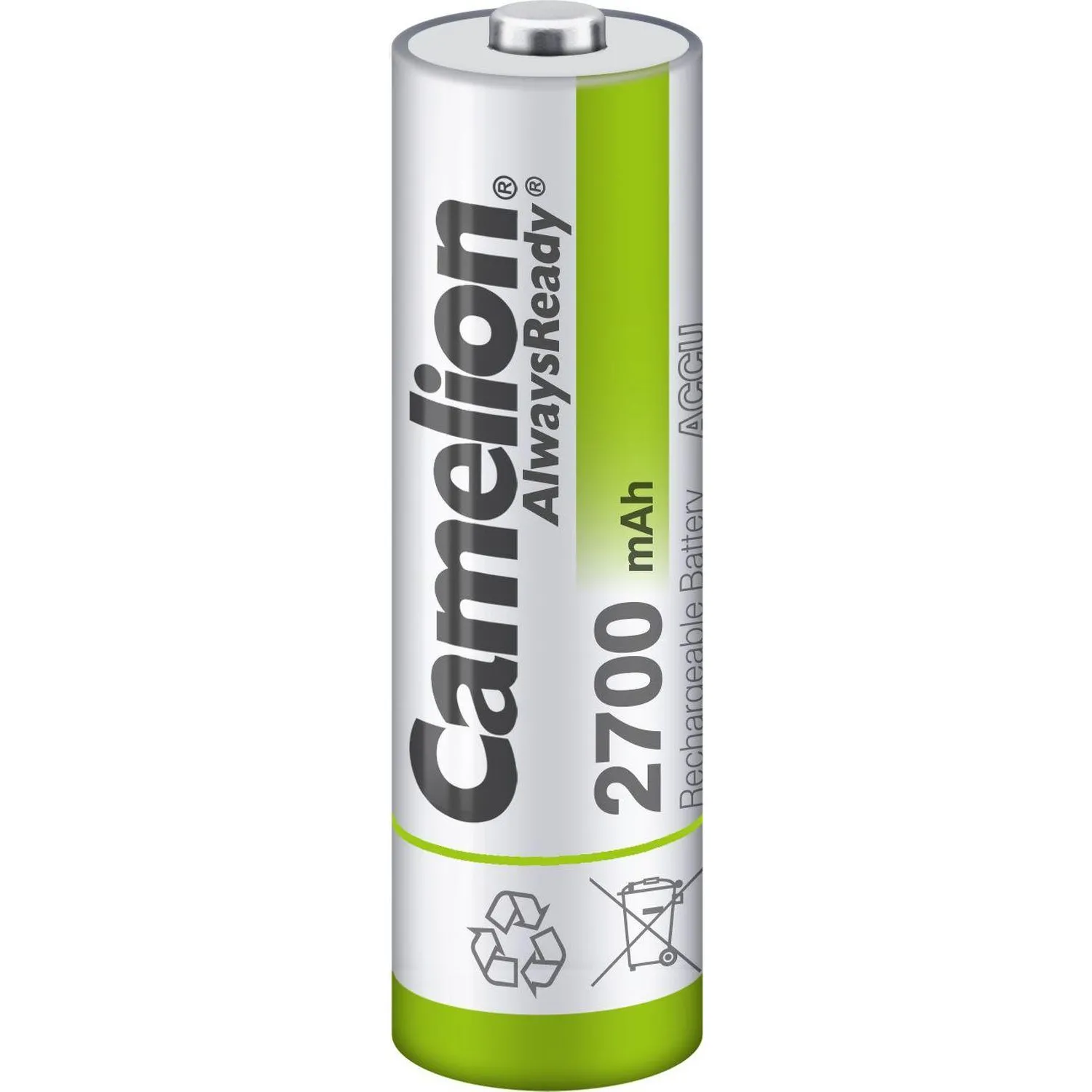 Аккумулятор Camelion Always Ready 2шт/бл(NH-AA2700BP2,1.2В) (15036) - фото 2