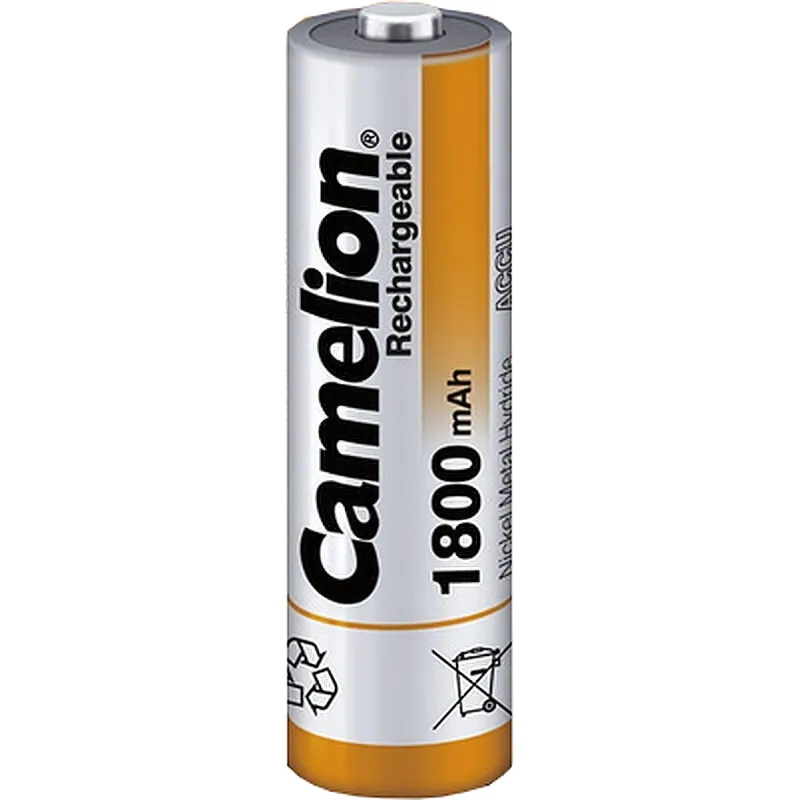 Аккумулятор Camelion AA-1800mAh 2шт/бл(NH-AA1800BP2,1.2В) (3001) - фото 2
