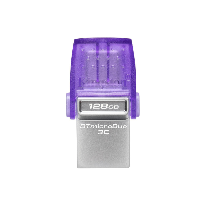 Флеш-память Kingston microDuo 3C G3, 128 Гб, USB 3.2 & USB Type-C и Type-A - фото 2