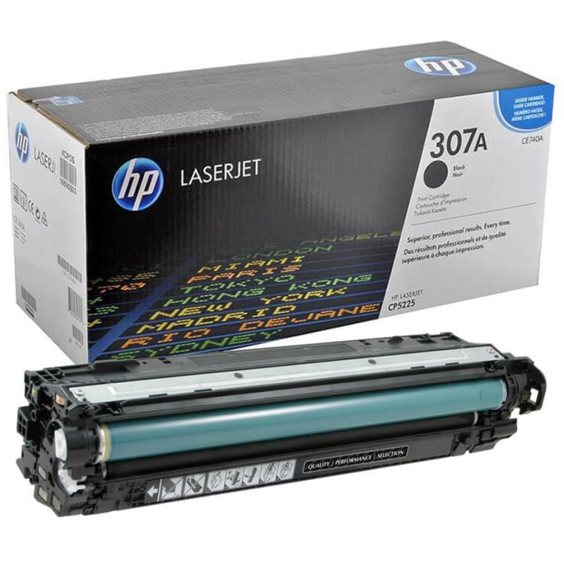 Картридж лазерный HP 307A CE740A чер. для CLJ CP5225 - фото 1