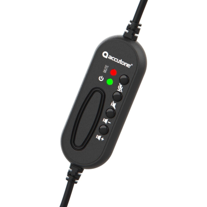 Гарнитура Accutone UB101 USB black (ZE-UB101-RU) - фото 4