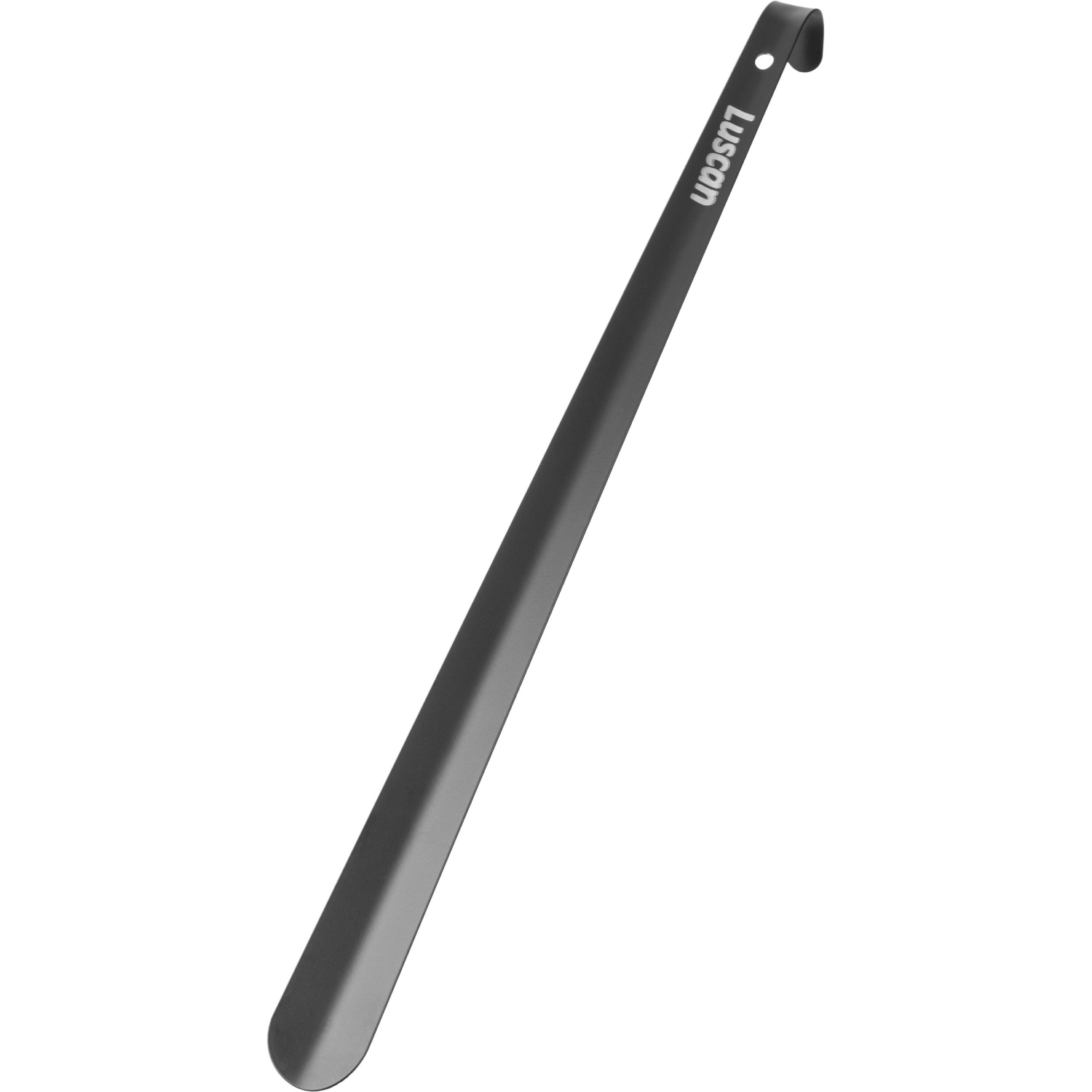 Ложка Рожок для обуви Luscan металл, 50 см, черный - фото 1