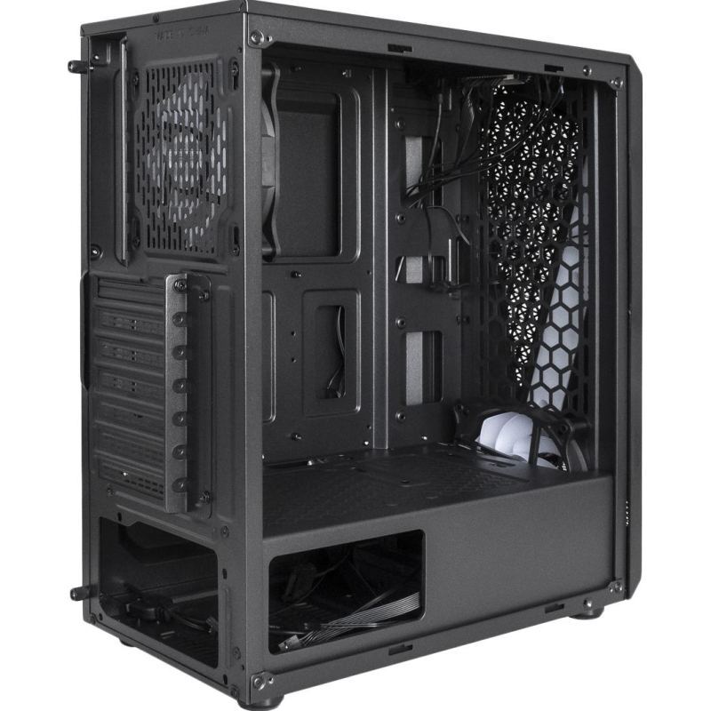 Корпус Miditower ExeGate EVO-8225 (ATX, без БП,RGB)(EX292858RUS) - фото 2