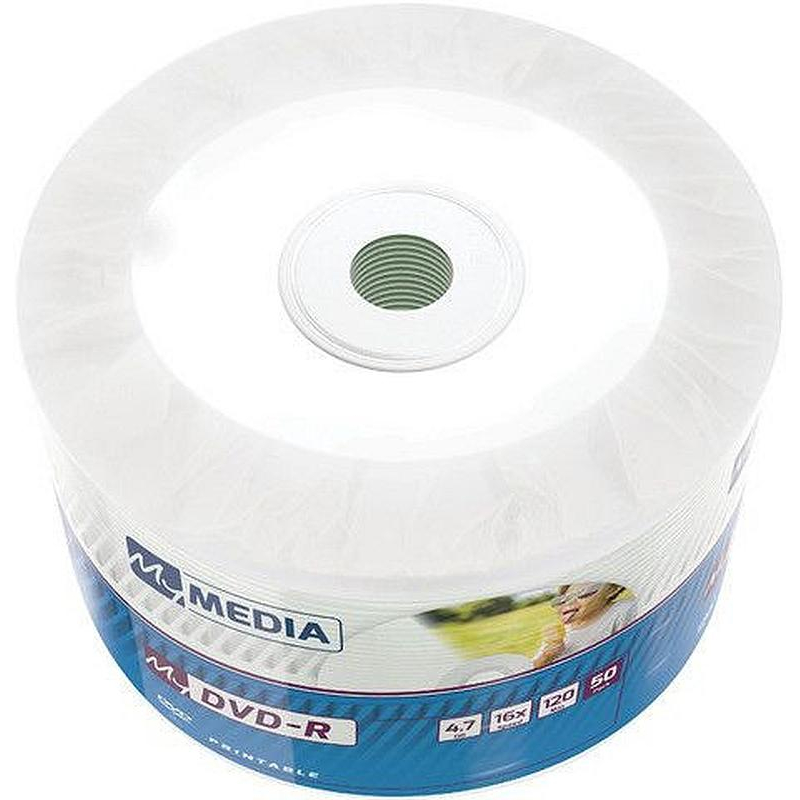 Носители информации DVD-R MyMedia 4.7Gb 16x(50шт/уп) Color Printable(69202) - фото 1
