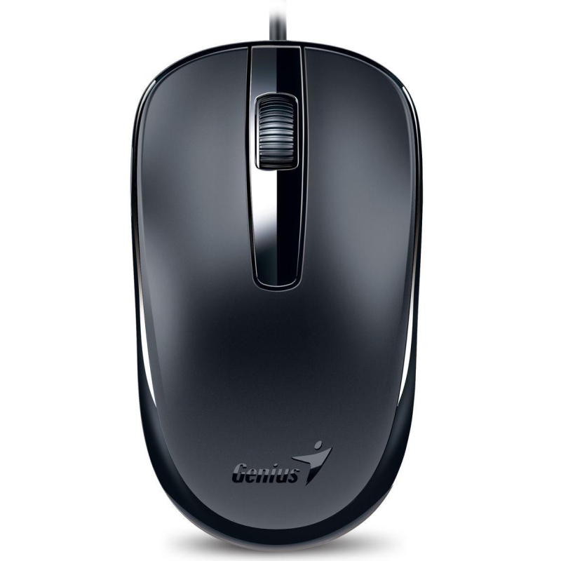 Мышь компьютерная Genius DX-120, Optical, USB, 1000dpi, Black, 31010010400 - фото 2