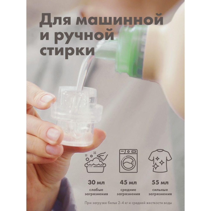 Гель для стирки BioMio BIO GEL LAUNDRY COLORS&WHITES универсальный, 900 мл - фото 10