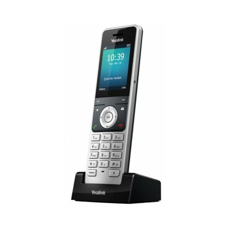 Дополнительная трубка Yealink Dect  W56H серебристый для W52P/W60P/W41P - фото 1