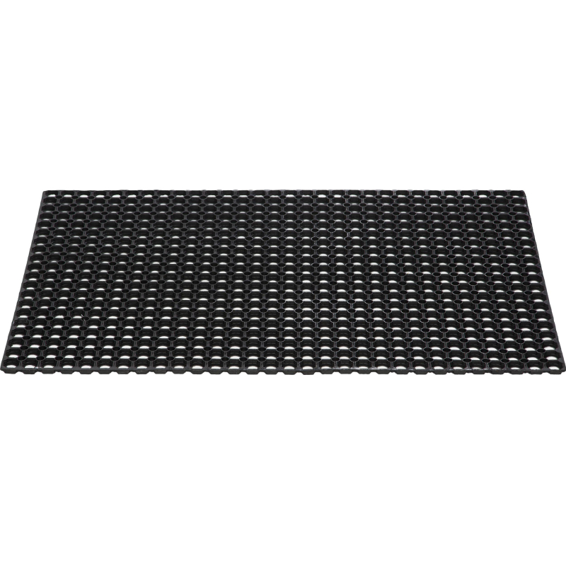Коврик входной резиновый Luscan Professional 80x120х1,6 см черный - фото 1
