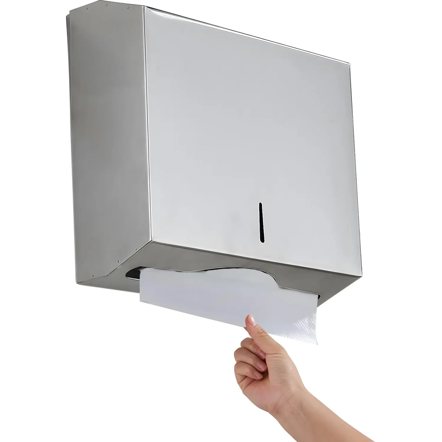 Диспенсер для полотенец лист V-слож металл_M-5823 - фото 8