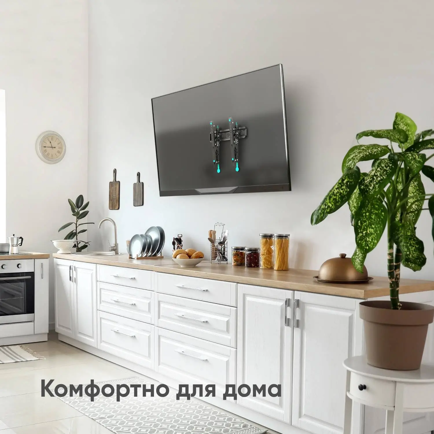 Кронштейн для телевизора Onkron 32-70 наклонный, черный TM5 - фото 10