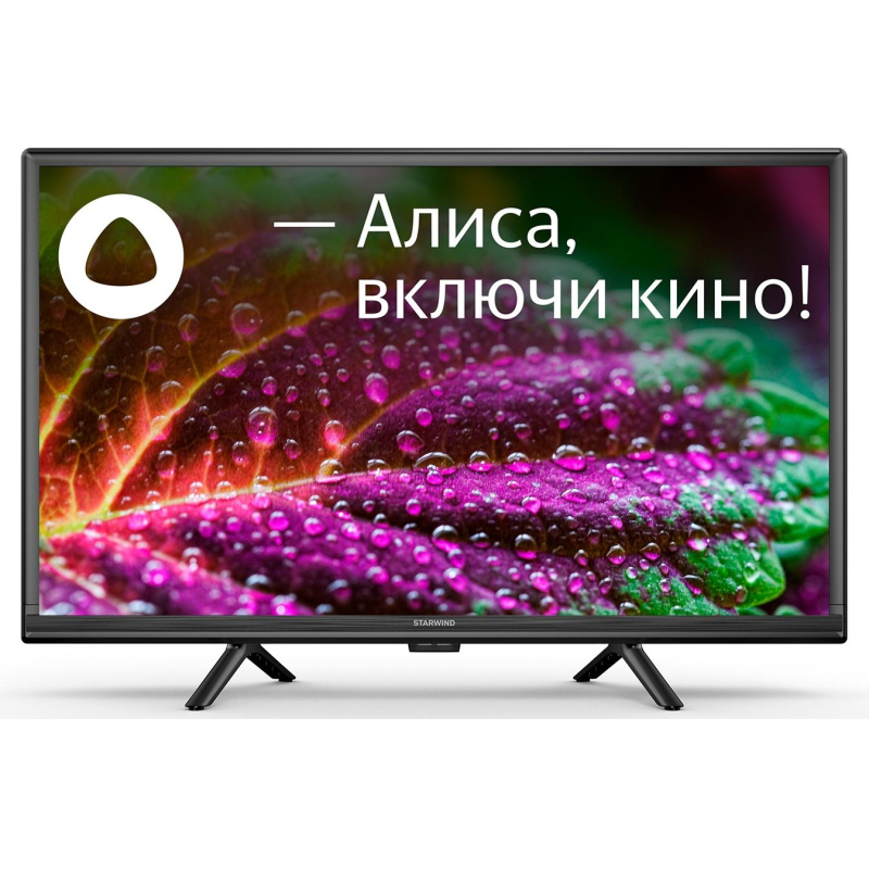 Телевизор Starwind SW-LED24SG304 Smart Яндекс.ТВ Slim черный - фото 1