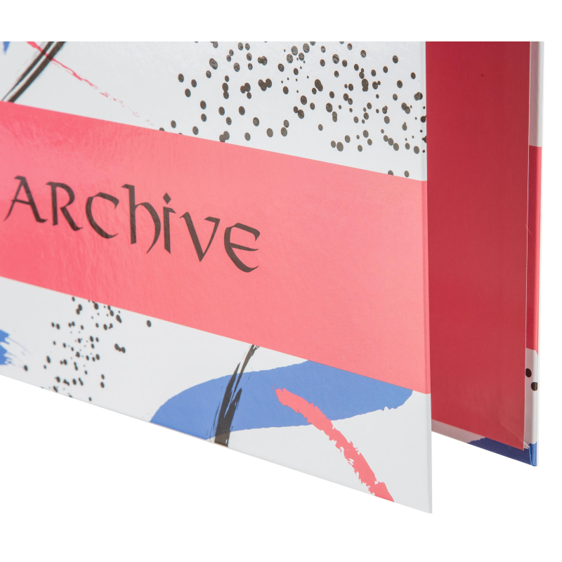 Папка-регистратор 75мм Attache Archive розов мат лам/ лам бум б/угол - фото 3