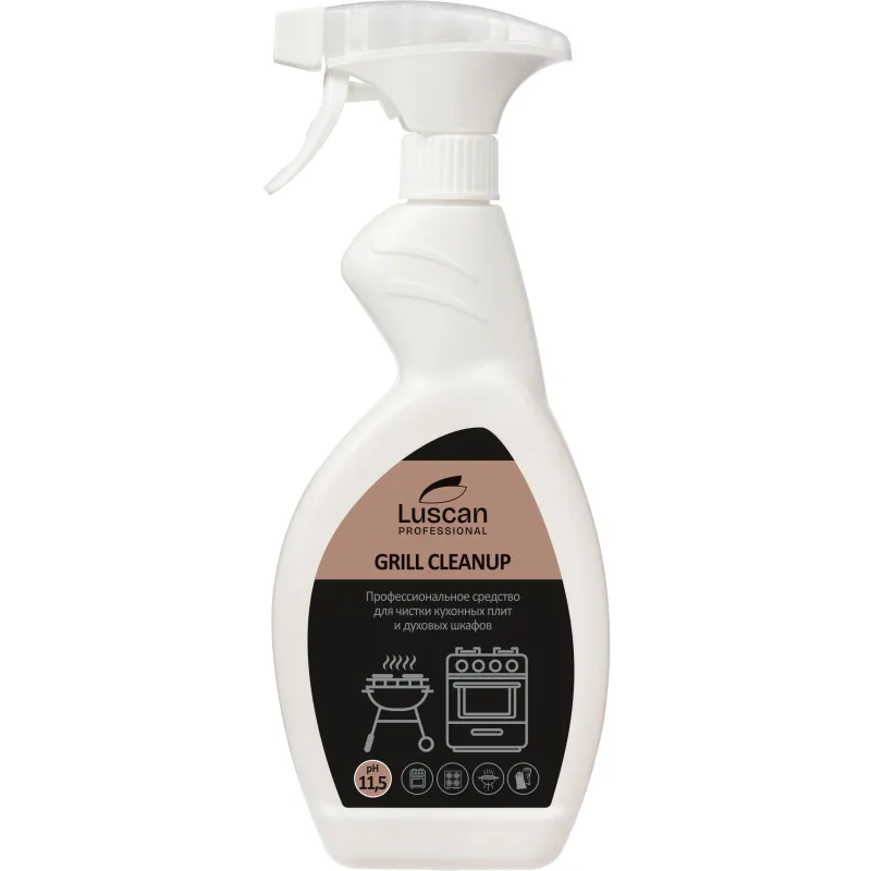 Профхим от пригаров щел д/чистки гриля Luscan Prof/Grill Cleanup, 0,5л_т/р - фото 1