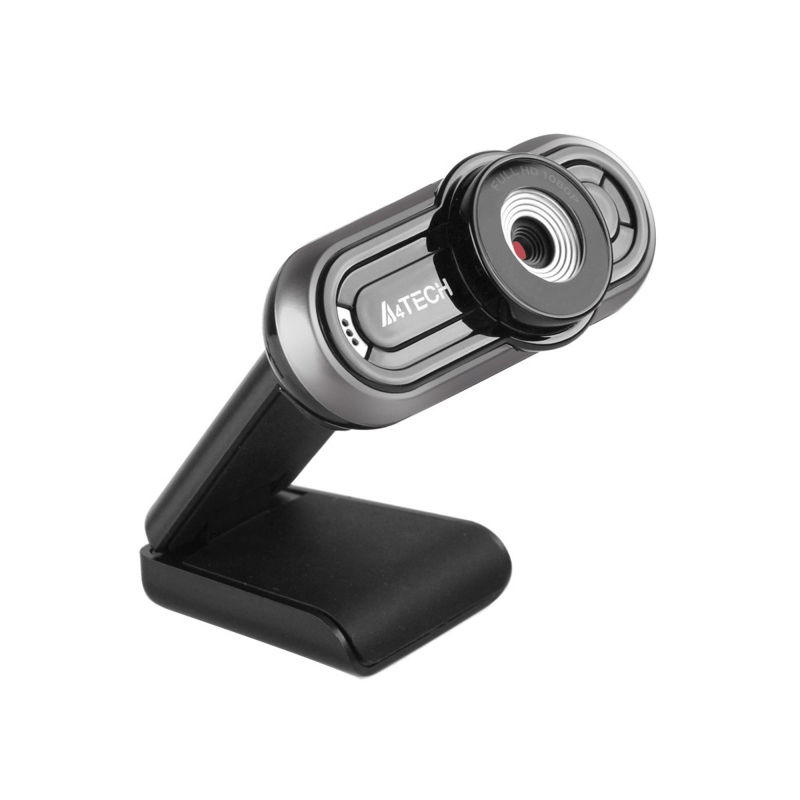 Веб-камера A4Tech (PK-920H) серый 2Mpix (1920x1080) USB2.0 с микрофоном - фото 1