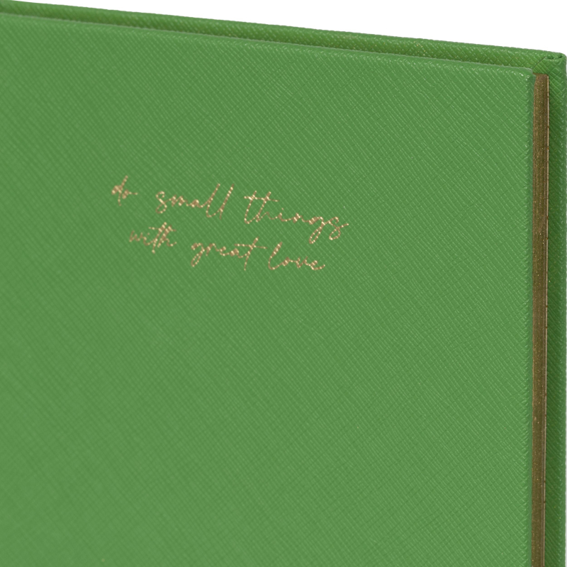 Ежедневник недатированный зеленый, А5 136 л., Do small things, ATTACHE - фото 3