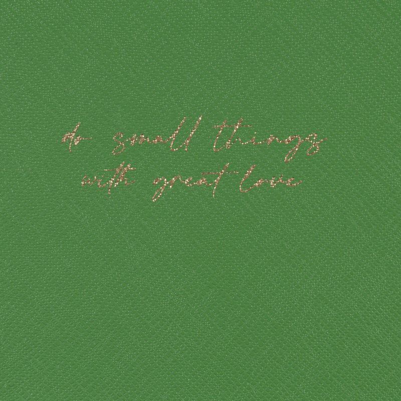 Ежедневник недатированный зеленый, А5 136 л., Do small things, ATTACHE - фото 4