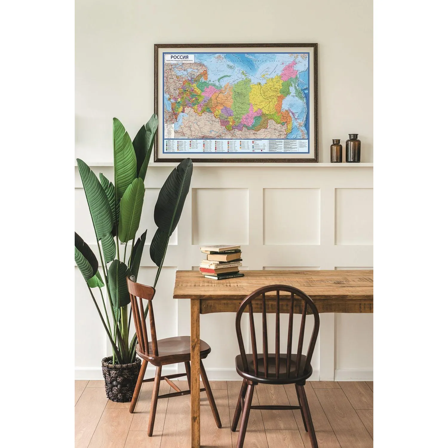 Карта настенная Россия политико-администр Globen,1:4,5млн,1980x1340,КН094 - фото 2