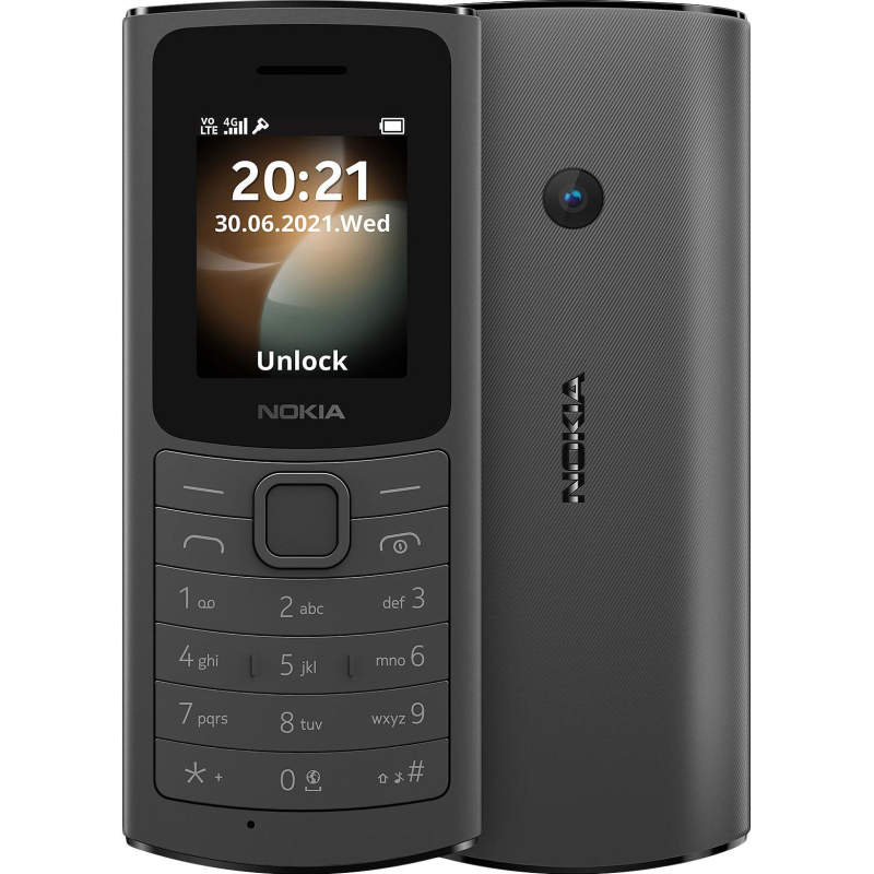 Мобильный телефон Nokia 105 TA-1557 DS EAC CHARCOAL (1GF019CPA2C02) - фото 1