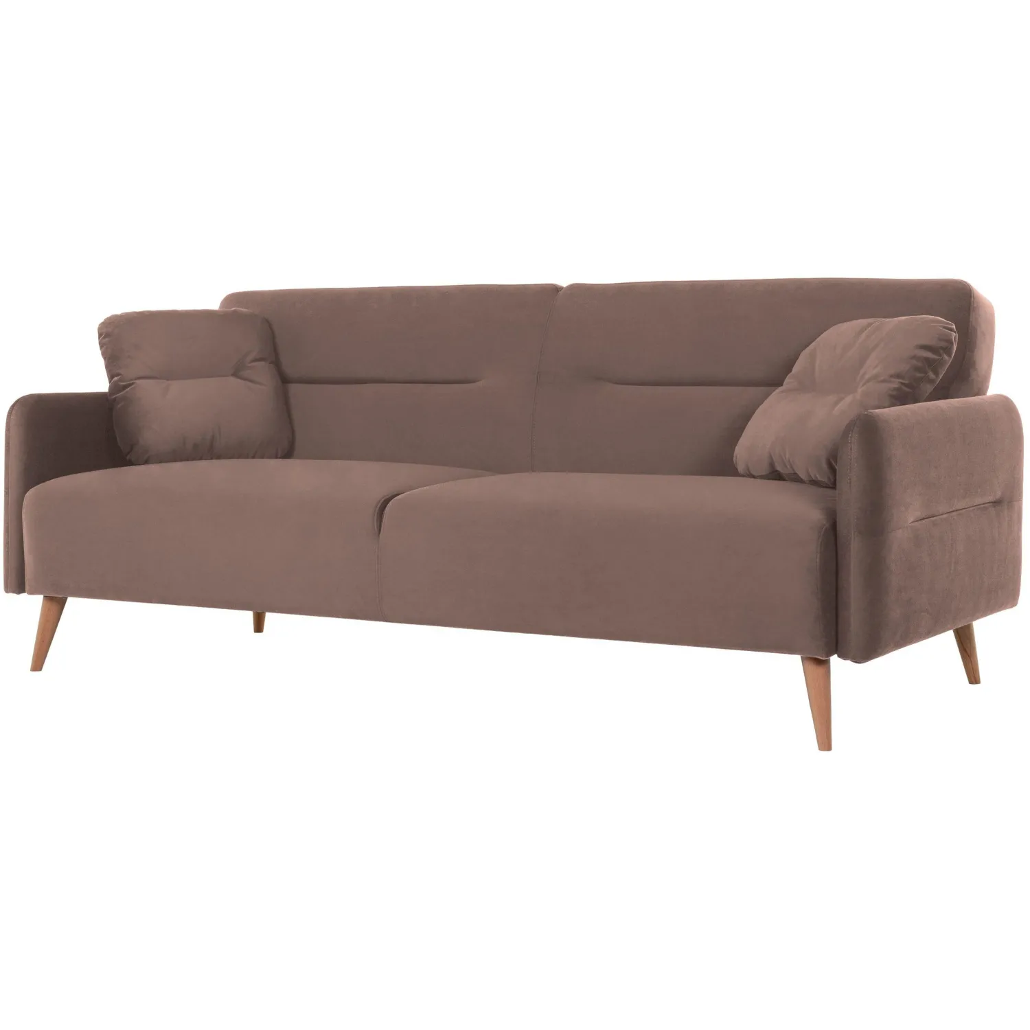 Диван 0MX_ХД Finsoffa HYGGE Relax 3,раскл.2подушки,тк.вел.Formula 225 корич - фото 1