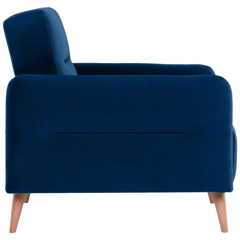 Кресло 0MX_ХД Finsoffa HYGGE Relax 1, раскл. тк. велюр Formula 788 т.синий - фото 4