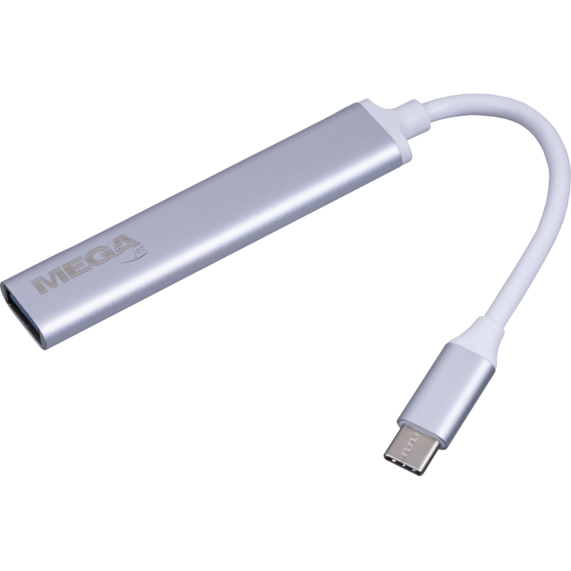Разветвитель USB  HS001 USB3.0x1/USB 2.0x3/серебристый - фото 9