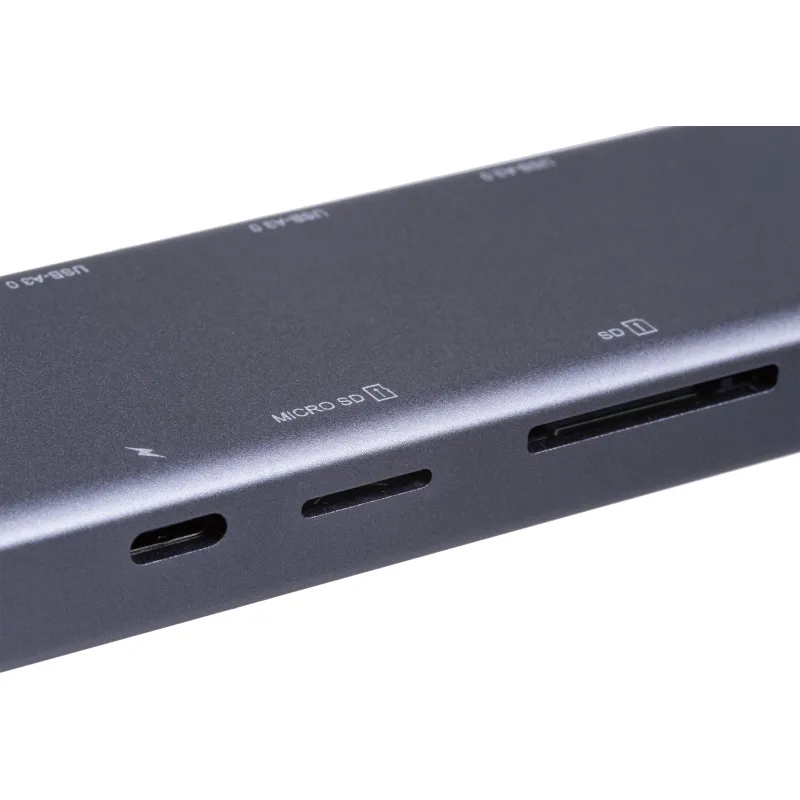 Разветвитель USB HS002 USBх3/HDMIх1/microSDx1/TFcardx1/Серый - фото 15