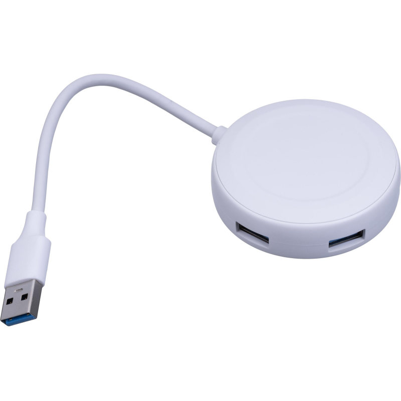 Разветвитель USB  HS003 USB3.0x4/белый - фото 14