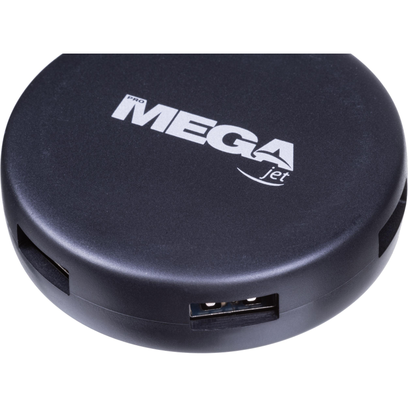 Разветвитель USB  HS004 USB 3.0x4/черный - фото 3