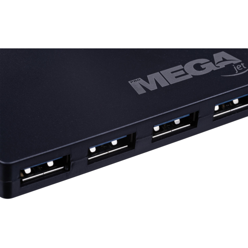 Разветвитель USB  HS005 USB 3.0x4/черный - фото 4