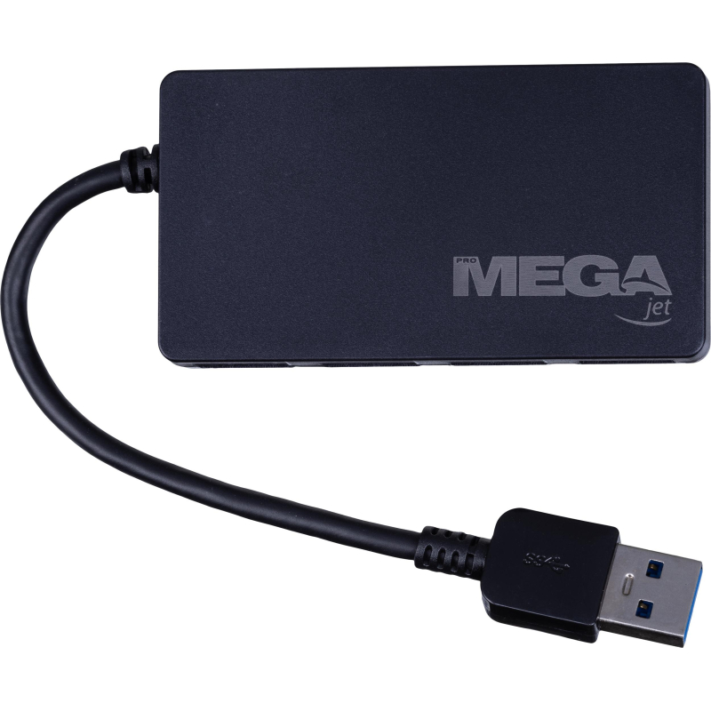 Разветвитель USB  HS005 USB 3.0x4/черный - фото 8