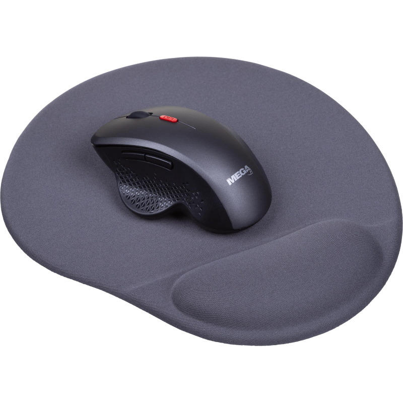 Коврик для мыши  HMP0002 Силикон+ткань/22х25х0.22cm/серый - фото 6