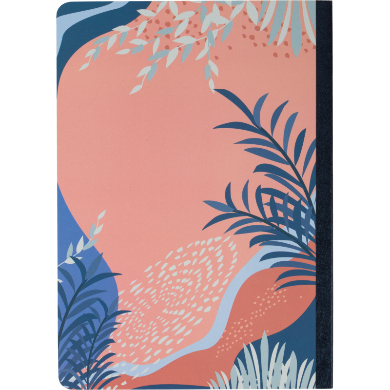 Тетрадь общая  Attache Selection Navy nature Персиковый А5 80л клетка, ШКС - фото 9
