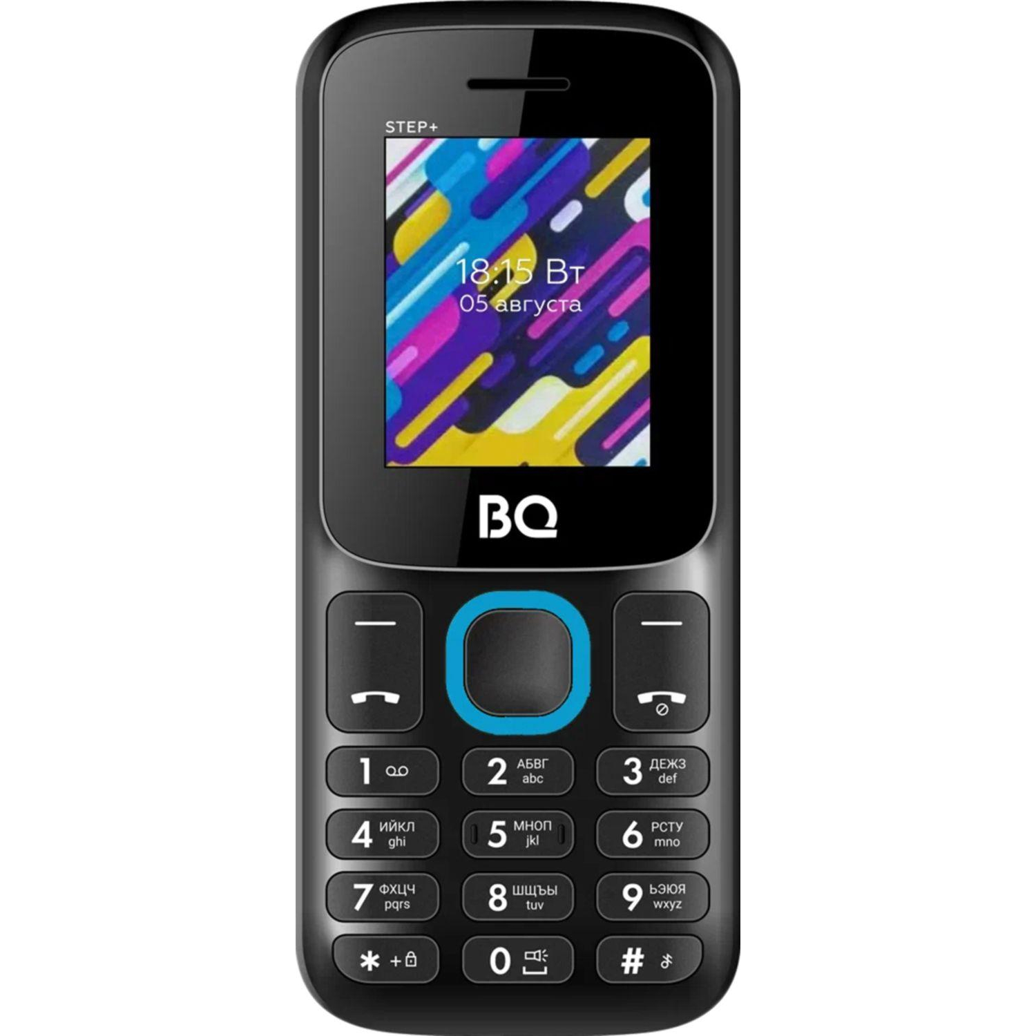 Мобильный телефон  BQ 1848 Step+ Black+Blue - фото 2