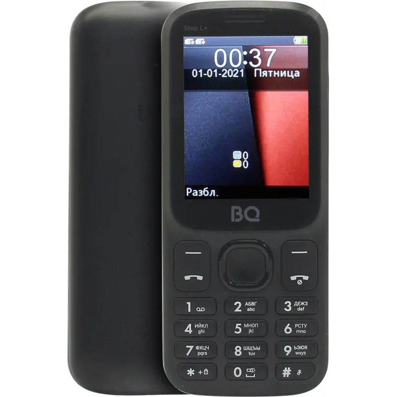 Мобильный телефон  BQ 2440 Step L+ Black - фото 1