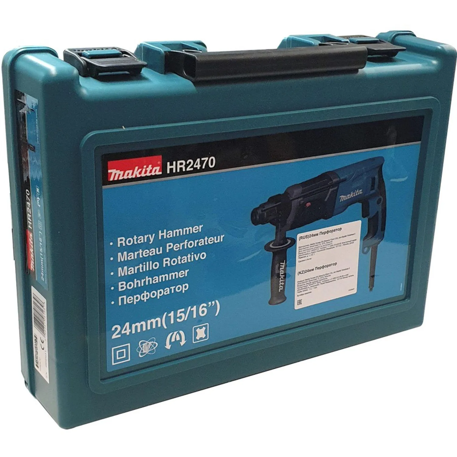 Перфоратор Makita HR2470 SDS+ 780Вт, 3реж, 2.7Дж - фото 5