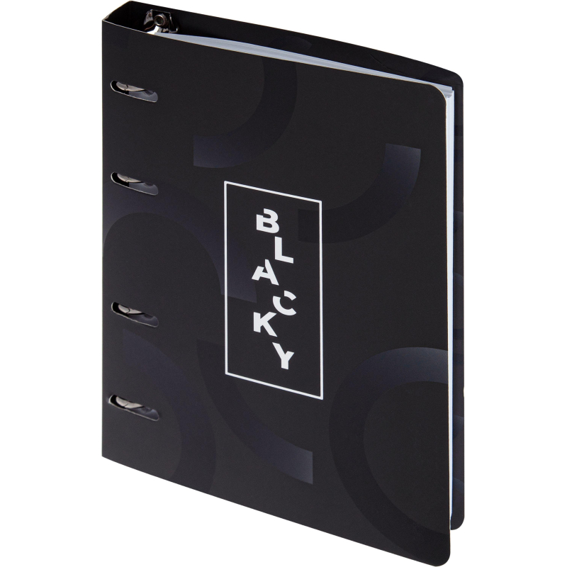 Ежедневник недатированный на кольцах Attache, 136л., 80г/м3, Blacky - фото 4
