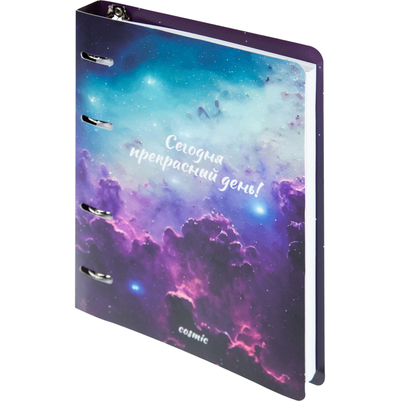 Ежедневник недатированный на кольцах Attache, 136л., 80г/м3, Galaxy - фото 4
