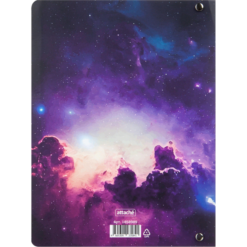 Ежедневник недатированный на кольцах Attache, 136л., 80г/м3, Galaxy - фото 7