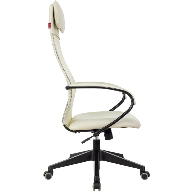 Кресло VB_EChair-655 TPU_BG сетка/экокожа бежевый пластик - фото 3