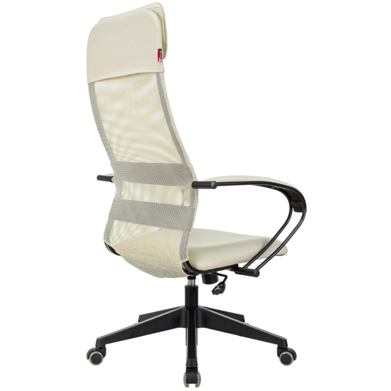 Кресло VB_EChair-655 TPU_BG сетка/экокожа бежевый пластик - фото 4