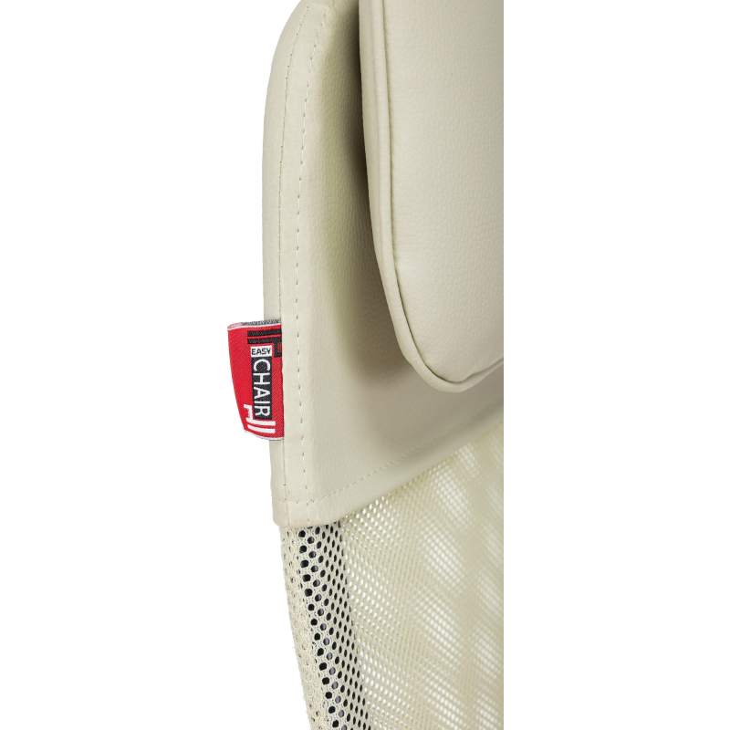 Кресло VB_EChair-655 SL TPU_BG сетка/экокожа бежевый хром - фото 9