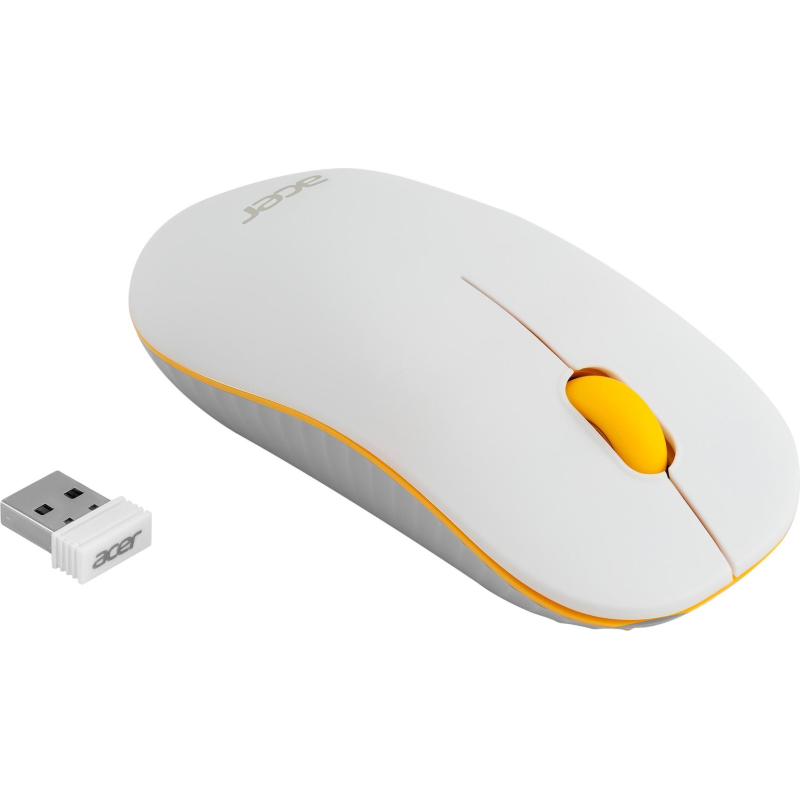 Мышь компьютерная Acer OMR200 желтый оптич 1200dpi/3but WLS (ZL.MCEEE.020) - фото 1