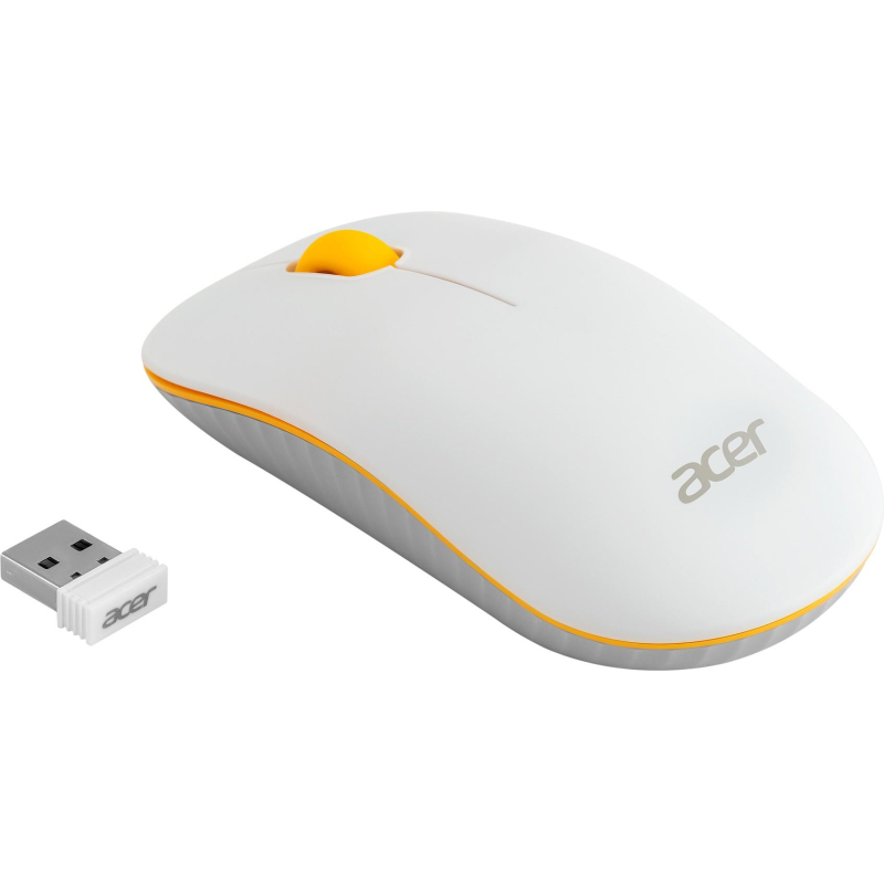 Мышь компьютерная Acer OMR200 желтый оптич 1200dpi/3but WLS (ZL.MCEEE.020) - фото 2