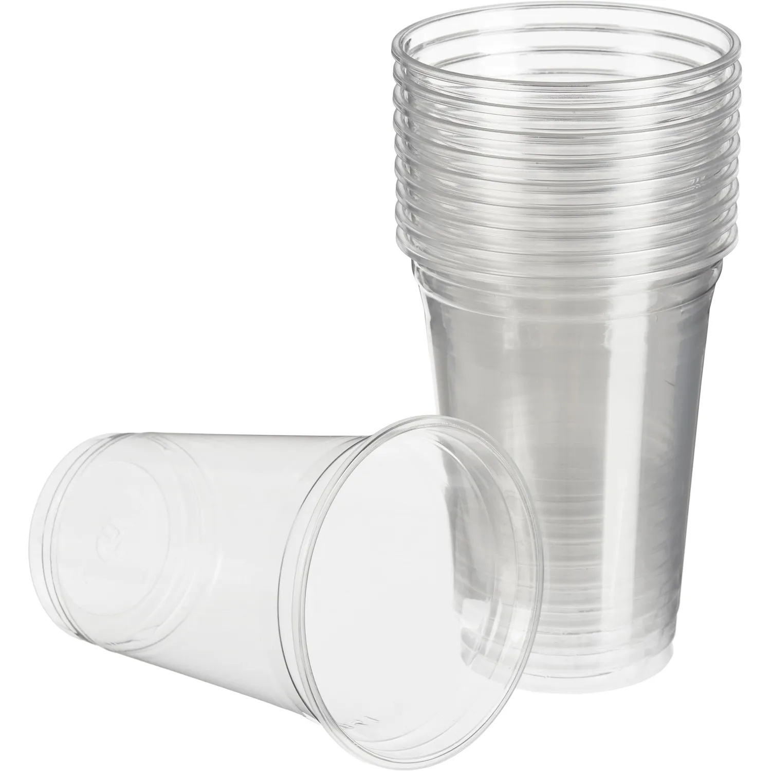 Стакан одноразовый 400мл. прозрачный ПЭТ - шейкер 1000шт/кор - фото 2