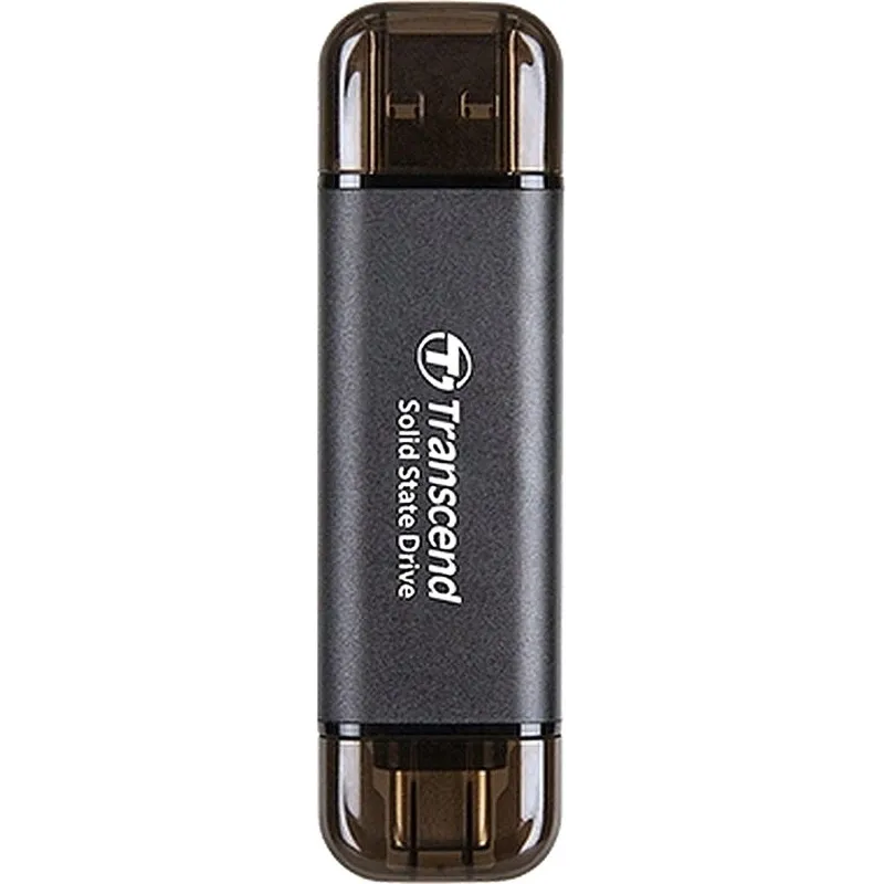 Портативный SSD накопитель Transcend 256Gb USB 10Gbps Чер TS256GESD310C - фото 1