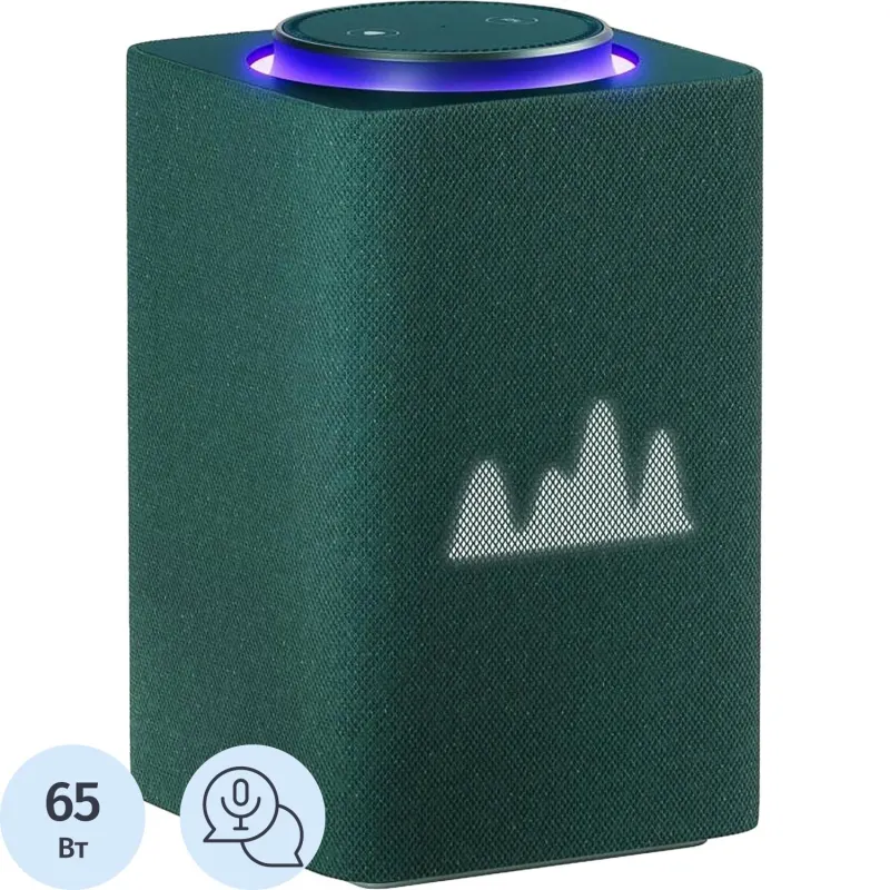 Умная колонка Яндекс Станция Макс Zigbee, зеленый/green (YNDX-00053Z) - фото 1